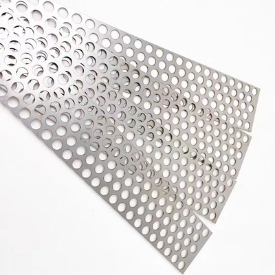 Hoja de metal perforada de acero inoxidable del filtro redondo del agujero de la certificación del ISO 0.5mm-7m m